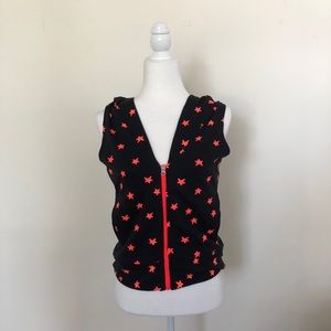 Zumba Girl Power Sleeveless  Hoodie with zipper